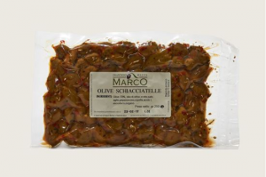 Olive schiacciate in olio