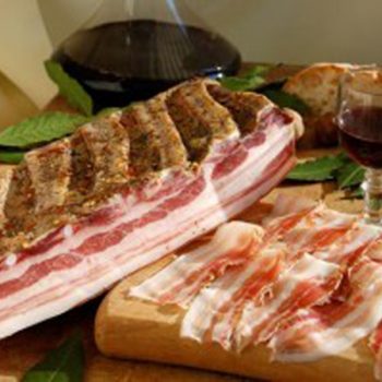 Pancetta tesa di Suino Nero reatino