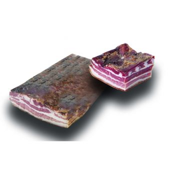 Pancetta affumicata stesa