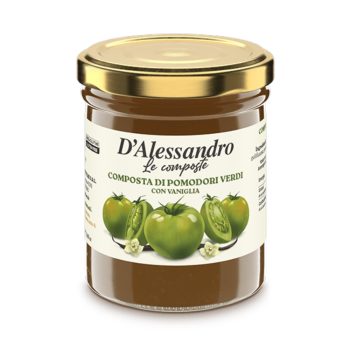 Composta di Pomodori verdi con Vaniglia